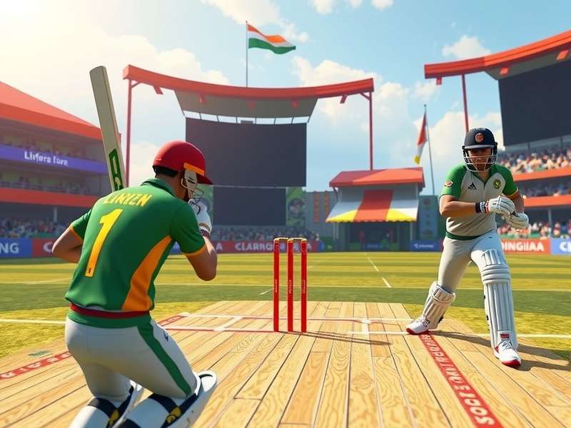 VR Cricket Battle Royale gameplay screenshot